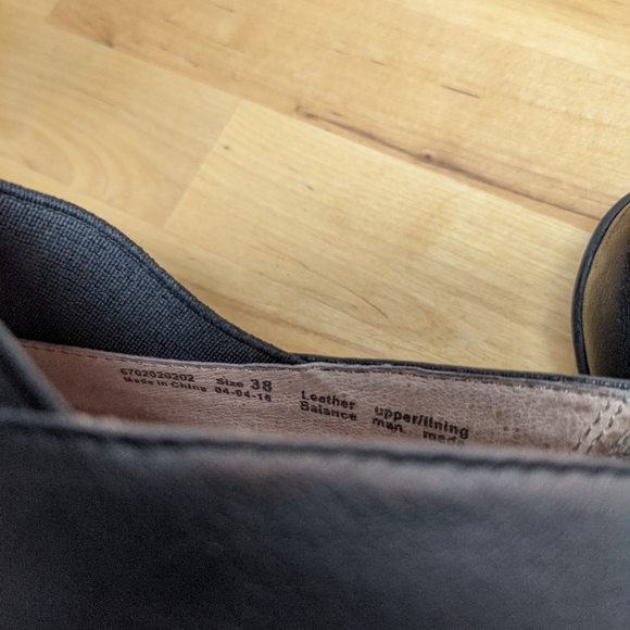 Dansko Ann Black Leather Slip On, Sz 38 - Picture 5 of 7